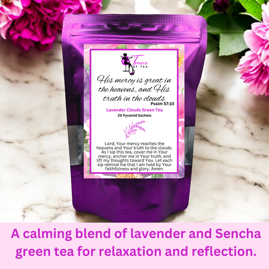 Lavender Clouds over Texas Green Tea
