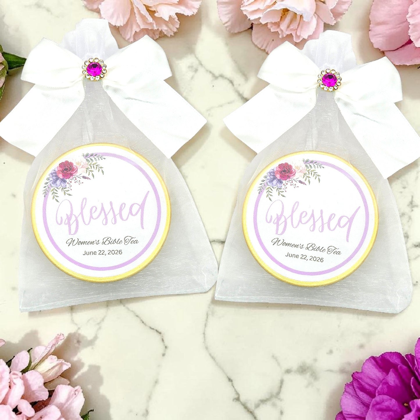 Blessed Bible Tea Party Favors for Prayer Circle and Women's Conference (Set of 10)