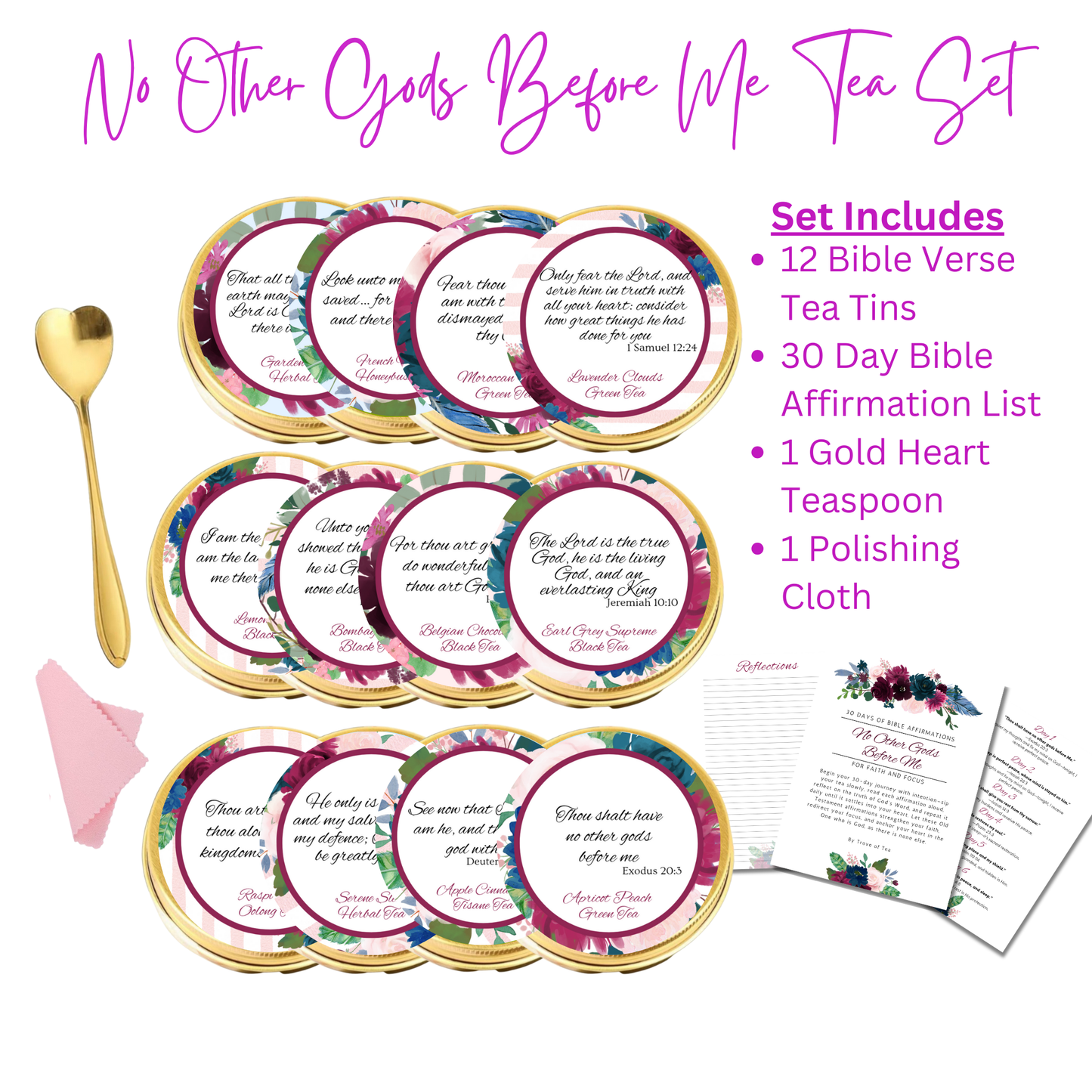 No Other Gods Before Me Tea Set