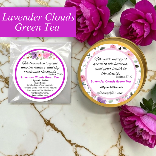 Lavender Clouds Green Tea Samples