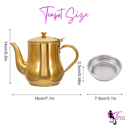 Vessel of Wisdom Mini Teapot with Filter