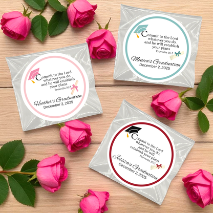 Cap and Scroll Graduation Party Tea Bag Favor (Set of 20)
