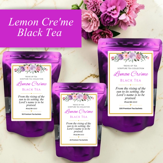 Lemon Cre'me Black Tea Refill Bags