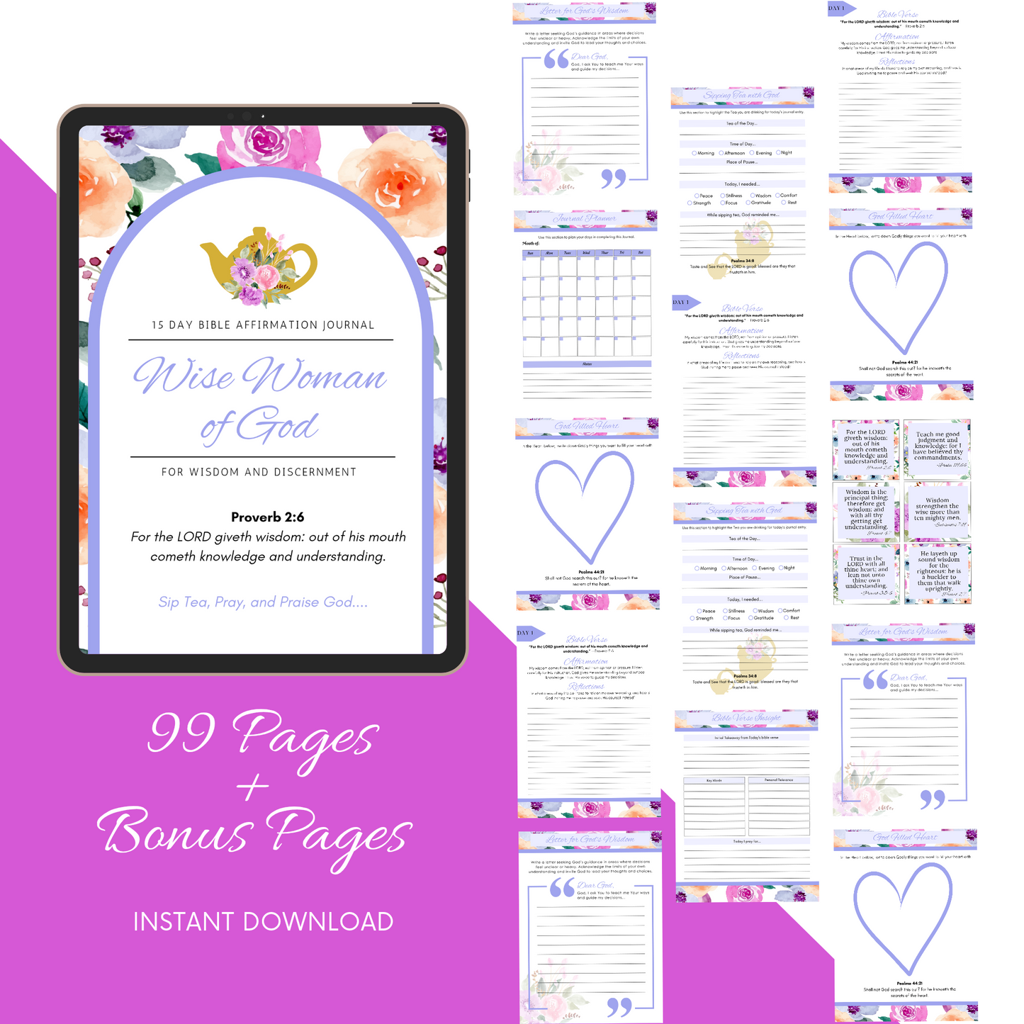 Wise Woman of God Women’s Daily Devotional Journal (Digital Download)