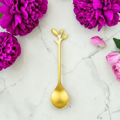 Leaf Teaspoon Favors with Biblical Tea (Set of 10)