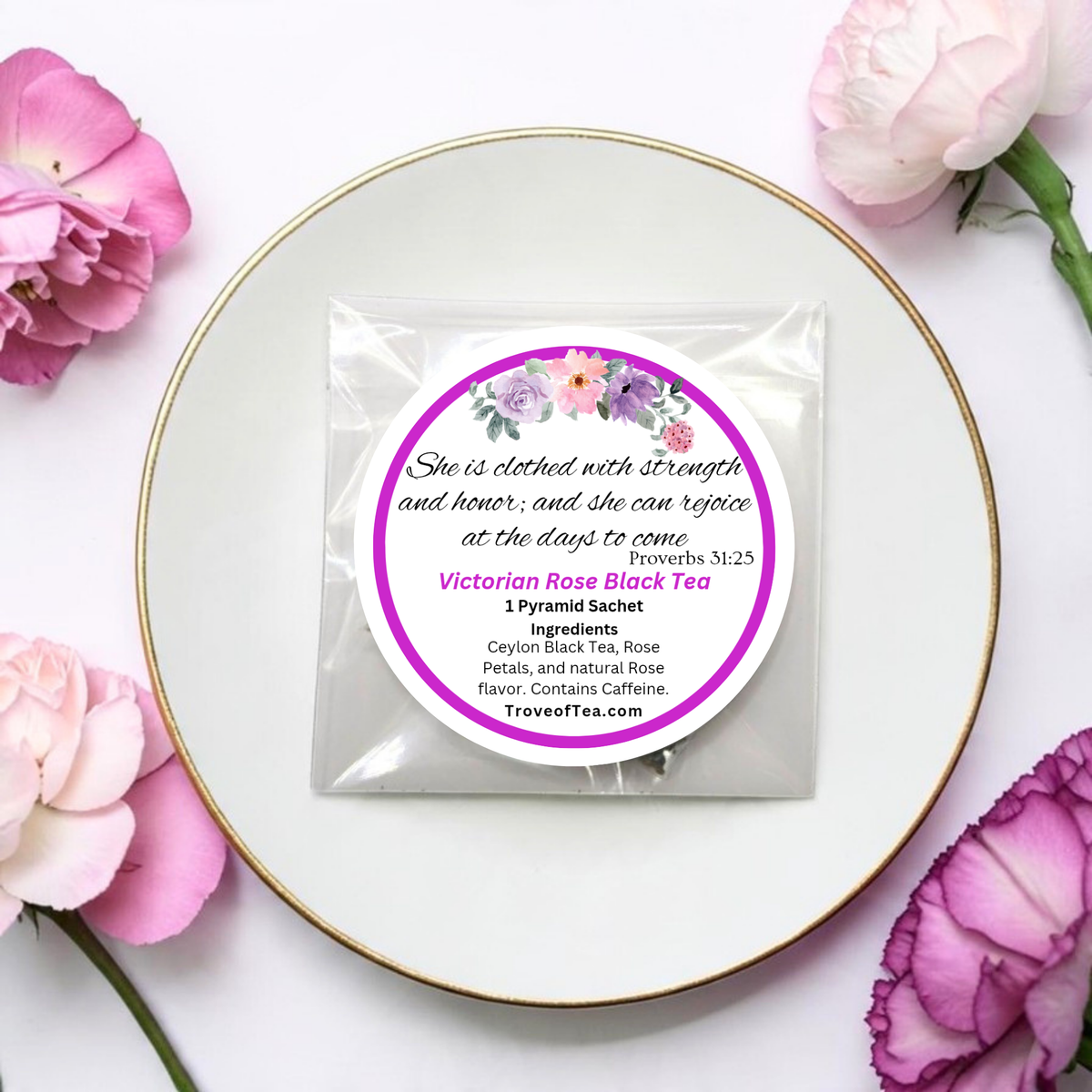 Victorian Rose Black Tea Samples