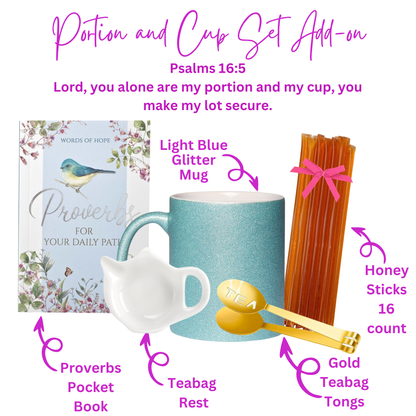 Clothed in Strength and Honor Black Tea Sampler Gift Set with Scripture Tea Bags