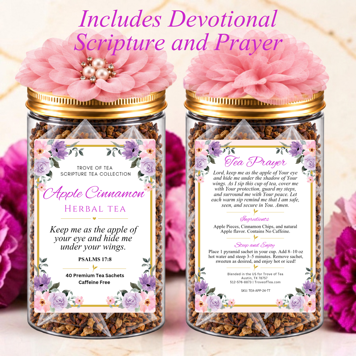 Apple Cinnamon Herbal Tisane Tea