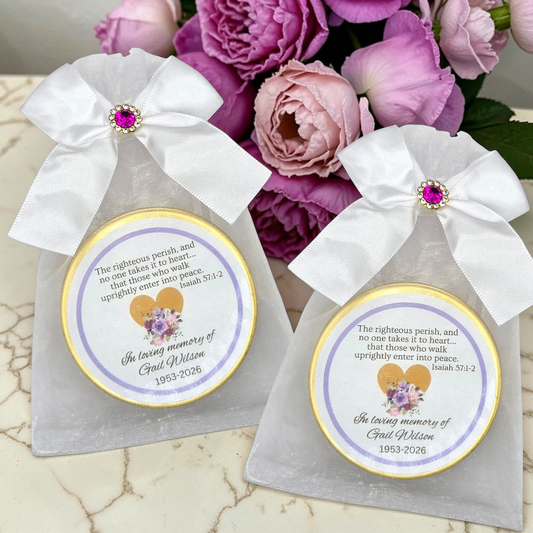 Funeral Favor Bible Verse Tea Tin Favors (Set of 10)