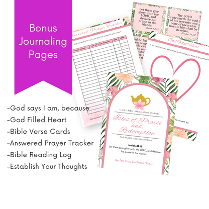 Isles of Praise and Redemption Prayer Journal Printable (Digital Download)