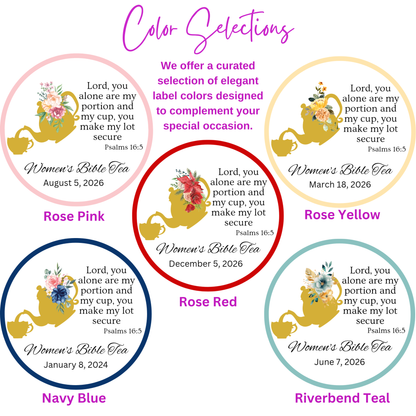 Teapot and Teacup Women's Bible Study Tea Bag Favors (Set of 20)