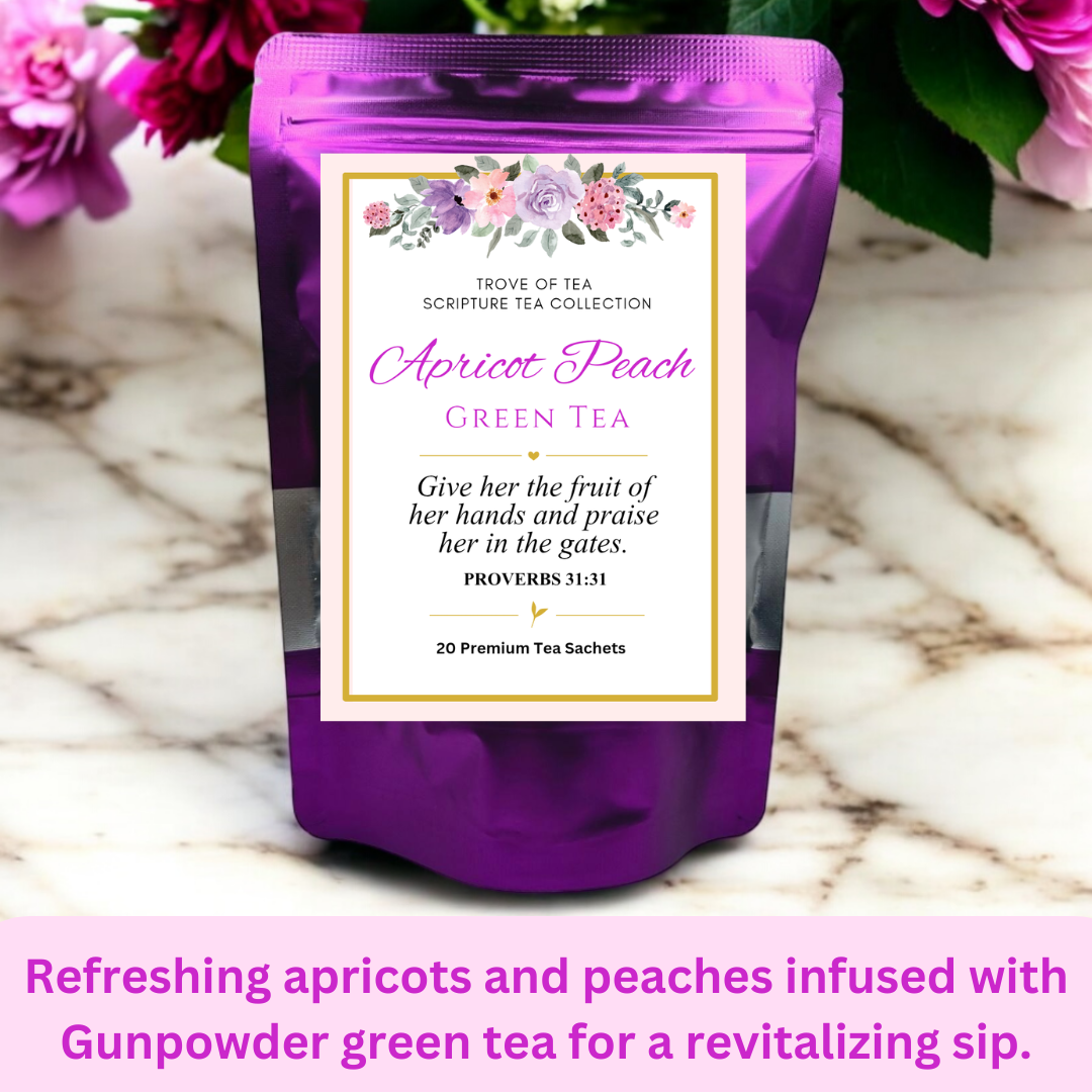 Apricot Peach Green Tea Refill Bags