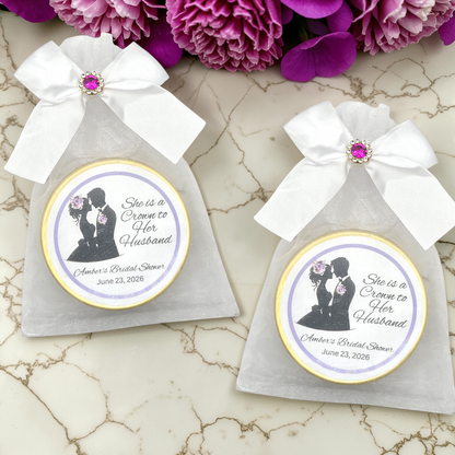 Crown Woman of God Bridal Shower Favors in Custom Tea Tins (Set of 10)