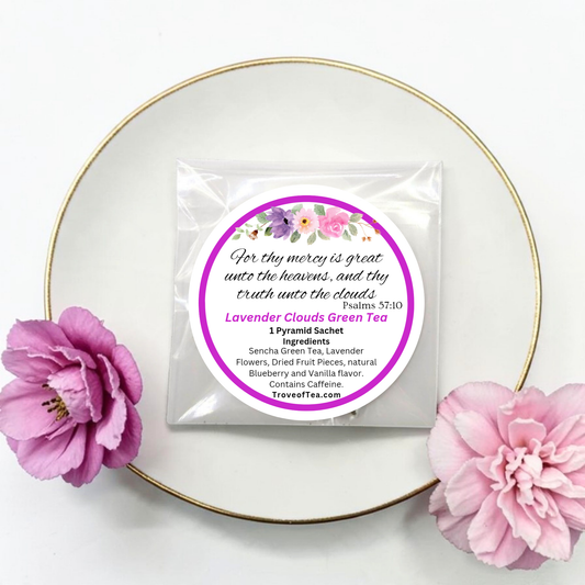 Lavender Clouds Green Tea Samples