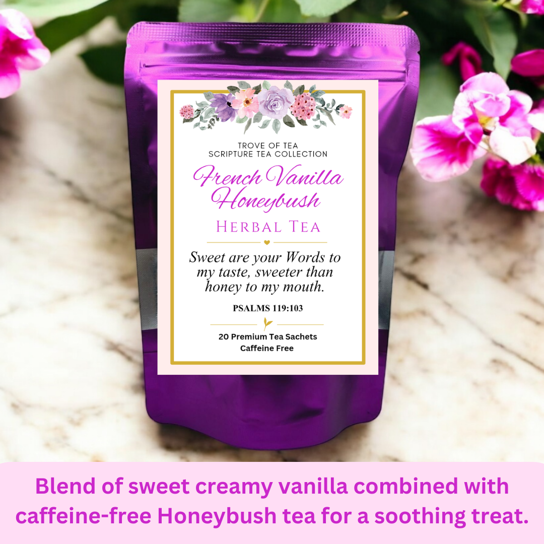 French Vanilla Honeybush Herbal Tea Refill Bags
