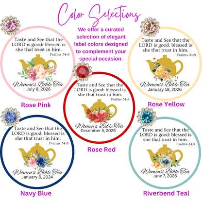 Teapot Scripture Tea Party Favors for Ladies (Set of 10)