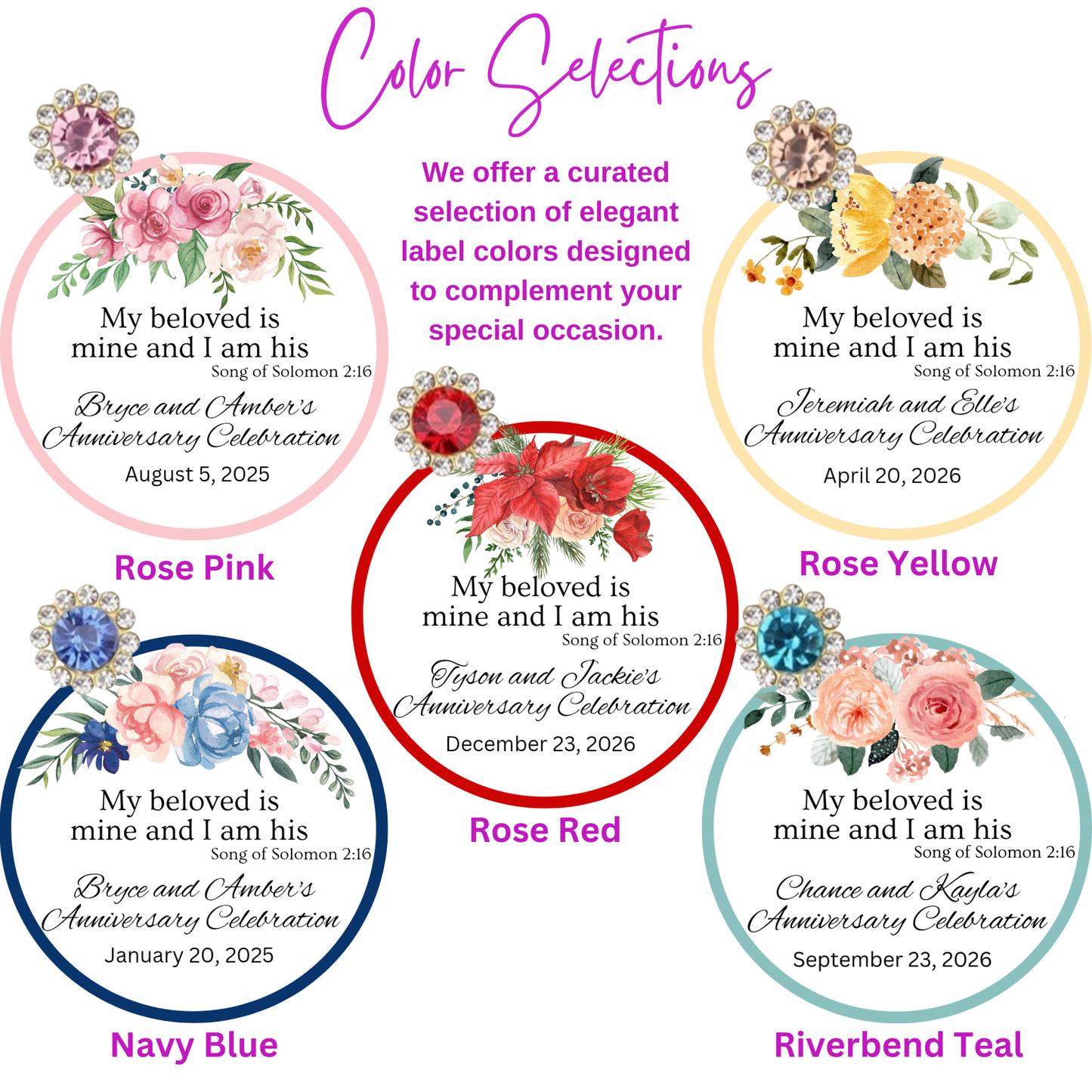 Top Floral Engagement Tea Party Tin Tea Favor (Set of 10)