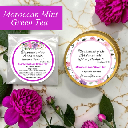 Moroccan Mint Green Tea Samples