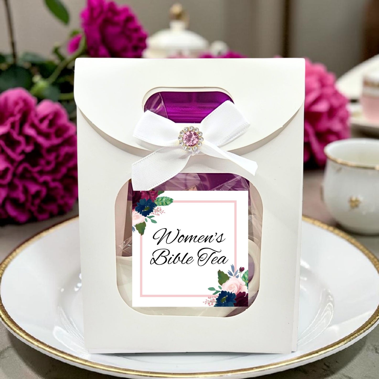 Custom Prayer Breakfast Gifts for Women's Ministry in Navy (Set of 5)