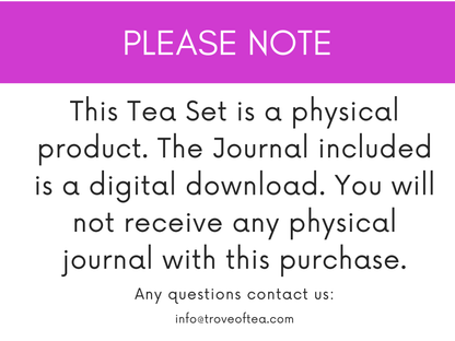 Resting in God Herbal Tea Sampler Gift Set with Scripture Tea Bags