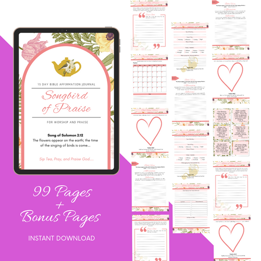 Song Bird of Praise Women’s Devotional Journal (Digital Download)