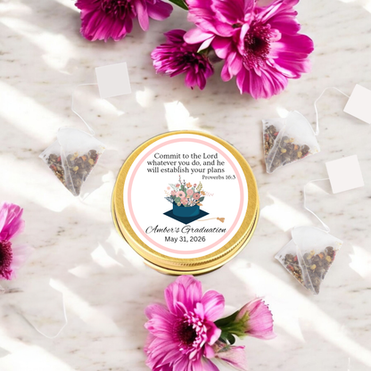 Floral Graduation Party Favor (Set of 10)