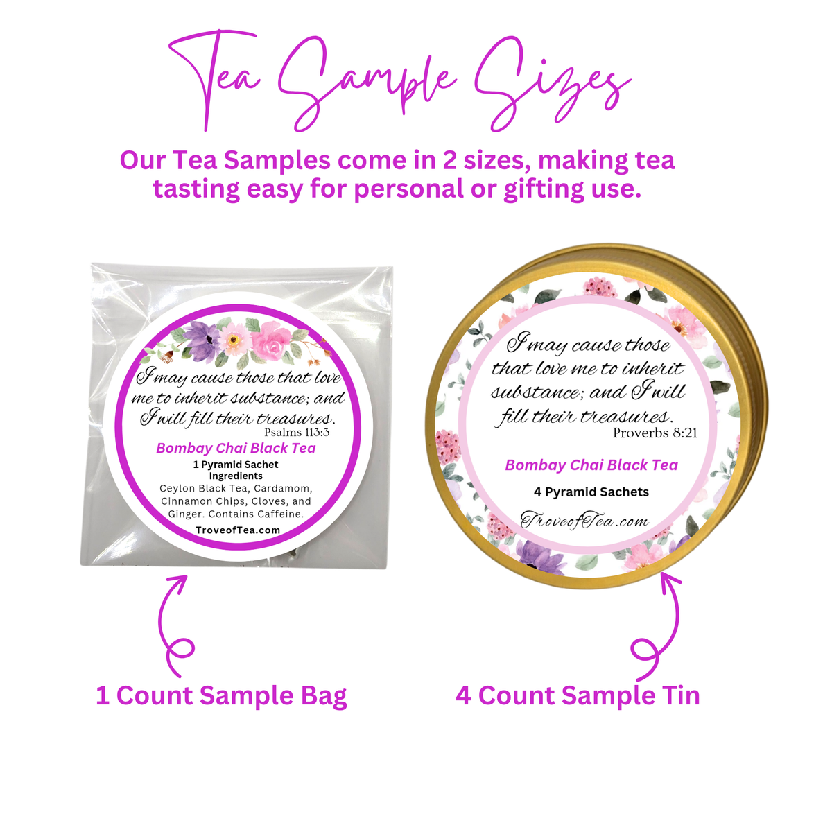 Bombay Chai Black Tea Samples