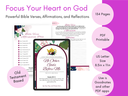 No Other Gods Before Me Bible Verse Tins of Tea Gift Set