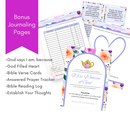 Wise Woman of God Women’s Daily Devotional Journal (Digital Download)