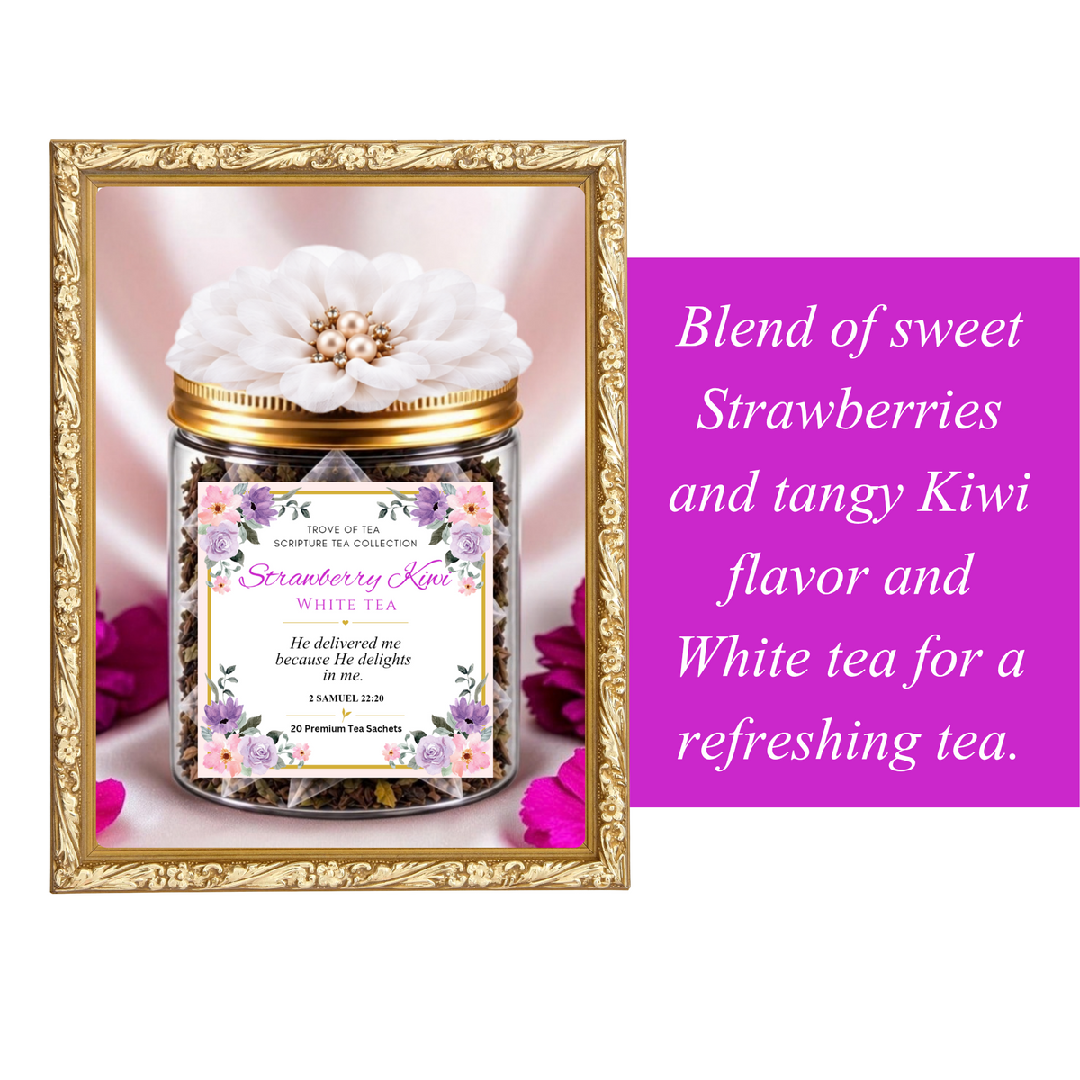 Strawberry Kiwi White Tea