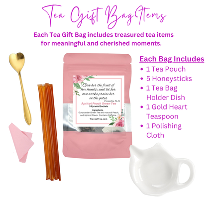 Personalized Womens Ministry Gifts for Ladies Tea Party in Pink (Set of 5)