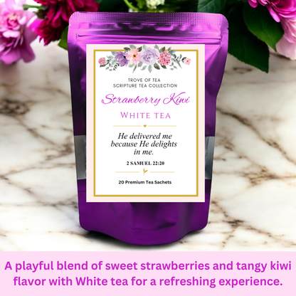 Strawberry Kiwi White Tea Refill Bags
