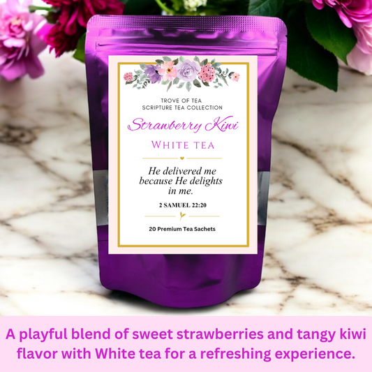 Strawberry Kiwi White Tea Refill Bags