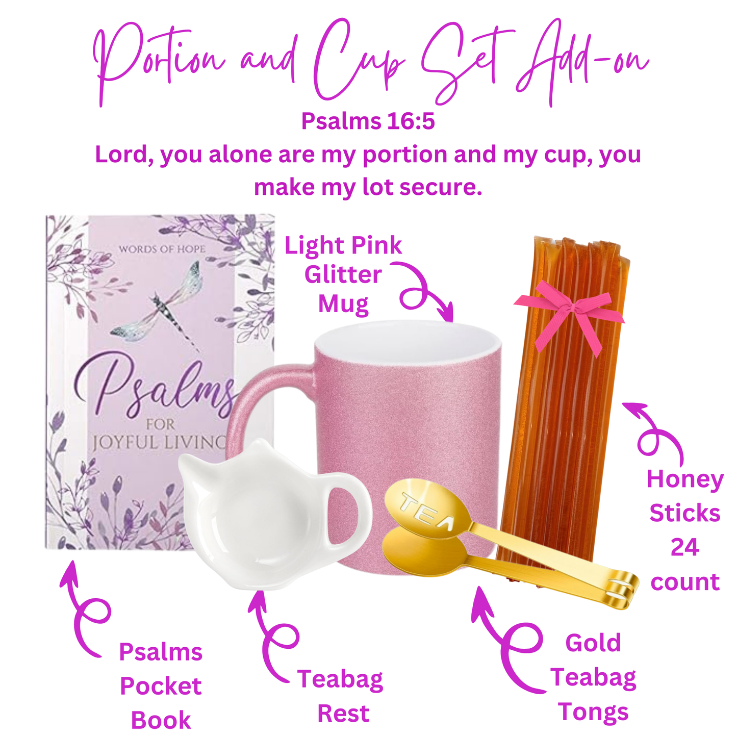 No Other Gods Before Me Bible Verse Tins of Tea Gift Set