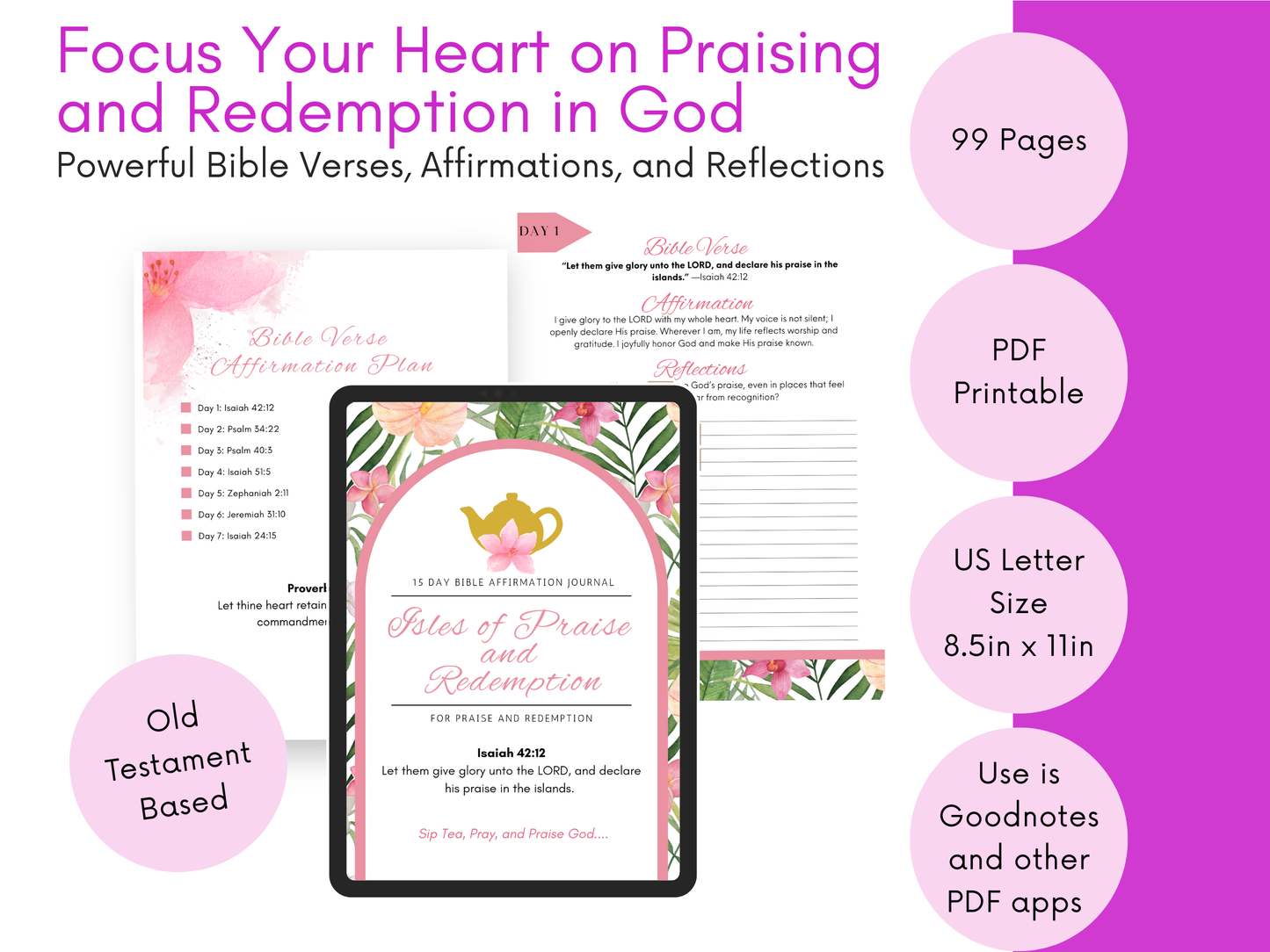 Isles of Praise and Redemption Summer Tea Bag Tin Gift Set