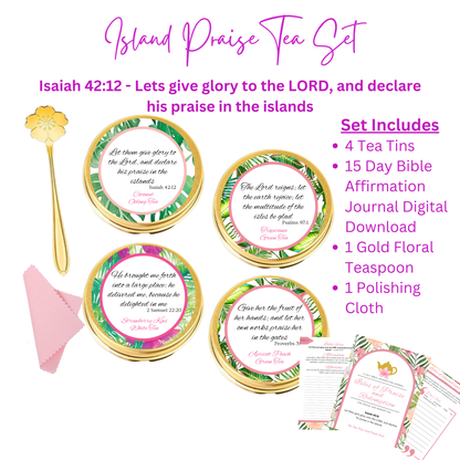 Isles of Praise and Redemption Summer Tea Bag Tin Gift Set