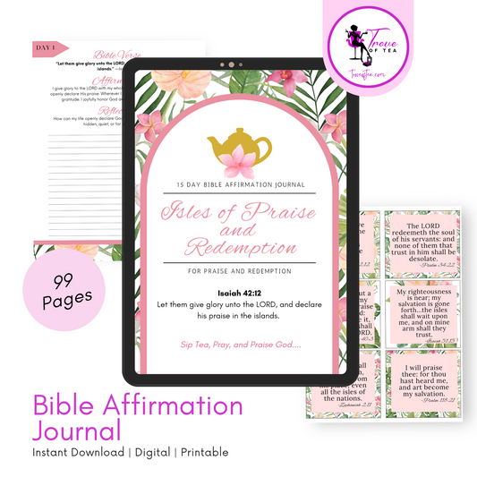 Isles of Praise and Redemption Prayer Journal Printable (Digital Download)