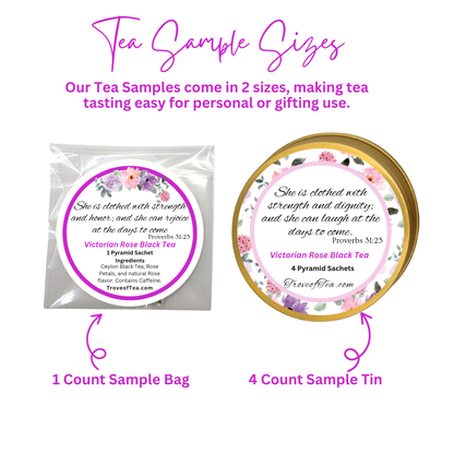 Victorian Rose Black Tea Samples