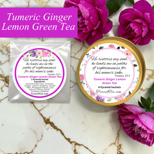 Tumeric Ginger Lemon Green Tea Samples