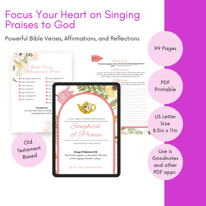 Song Bird of Praise Women’s Devotional Journal (Digital Download)