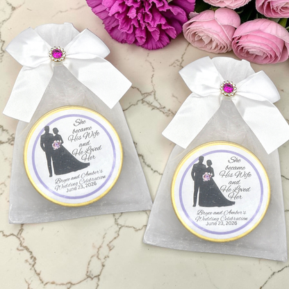Loved Woman of God Bible Tea  Favors in Personalized Tea Tins (Set of 10)