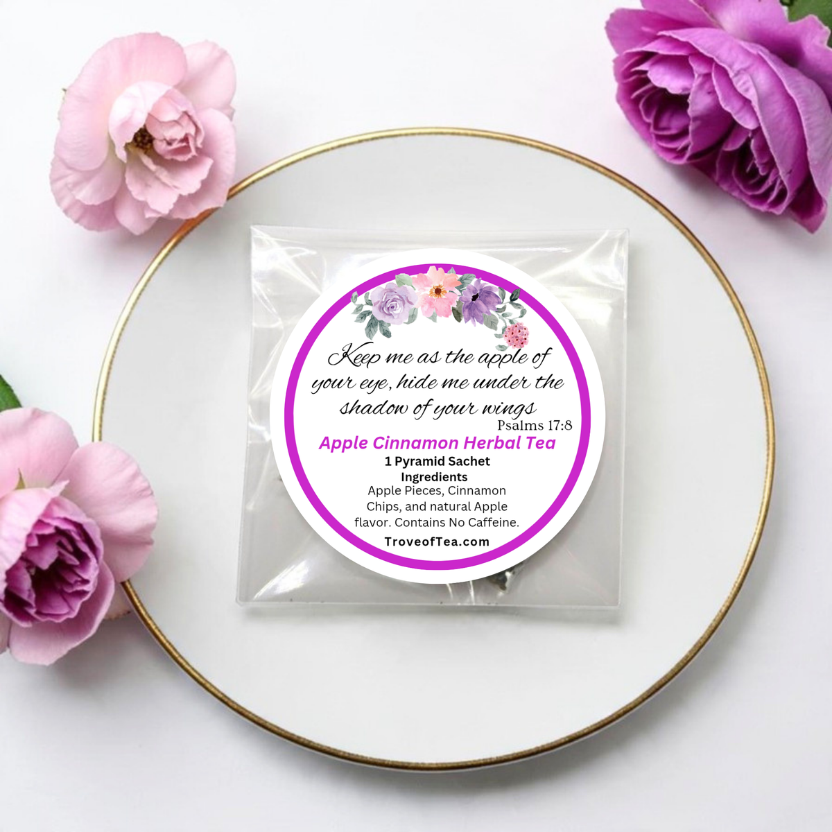 Apple Cinnamon Herbal Tisane Tea Samples