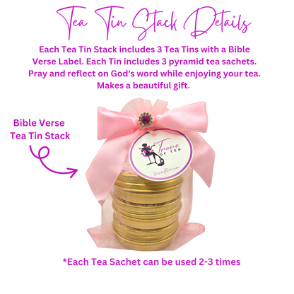 Taste and See Tin Tea Bible Verse Set Sampler