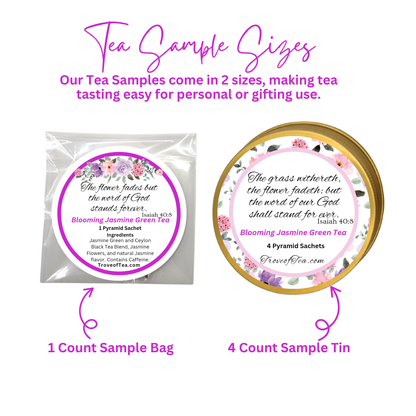Blooming Jasmine Green Tea Samples