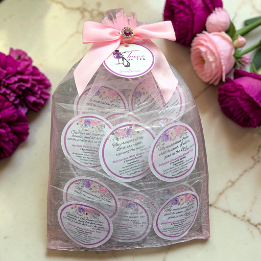 Taste and See Bible Tea Party Kit with Bible Verse Tea (32 Count)