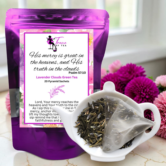 Lavender Clouds over Texas Green Tea