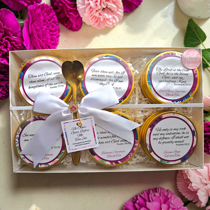 No Other Gods Before Me Bible Verse Tins of Tea Gift Set