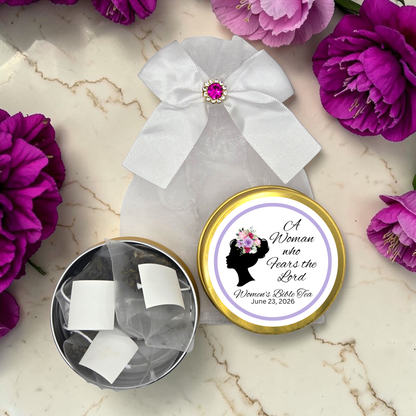 Fear the Lord Prayer Group Bible Tea Favors in Mini Tins (Set of 10)