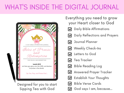 Isles of Praise and Redemption Summer Tea Bag Tin Gift Set