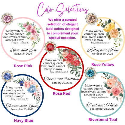 Right Floral Bible Tea Wedding Favors (Set of 10)